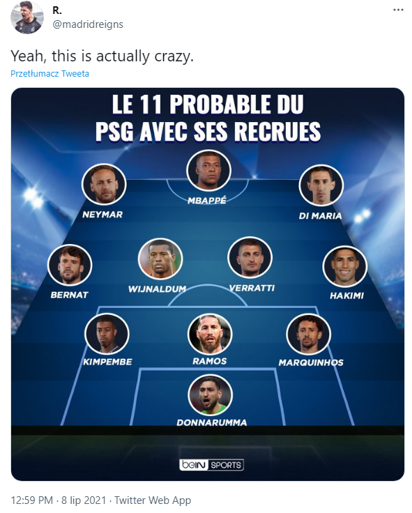 Absolutnie KOSMICZNA XI PSG na sezon 21/22!